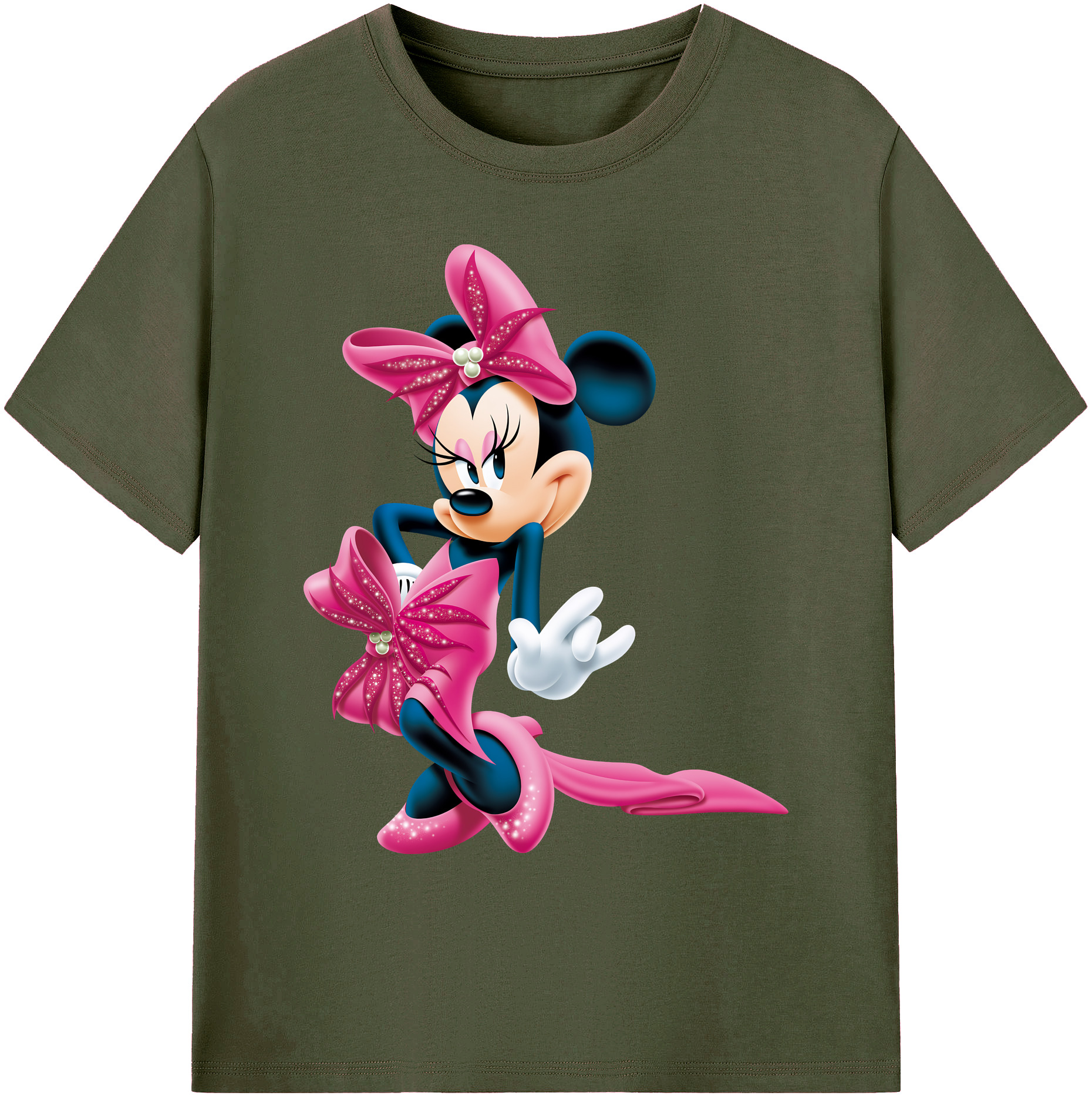 ミッキーマウス Mickey Mouse 綿100％ メンズ半袖Tシャツ｜肌触りやわらか＆通気性